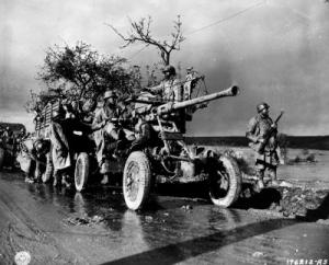 African American Soldiers Battery A 452nd AAA Battalion November 1944